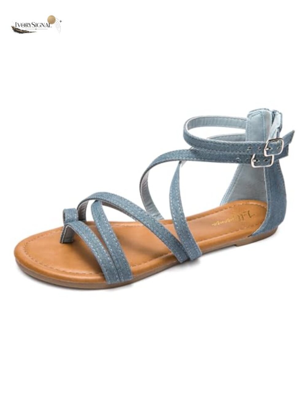 Women's Gladiator Strap Sandals Ankle Flat Sandals Fisherman Shoes